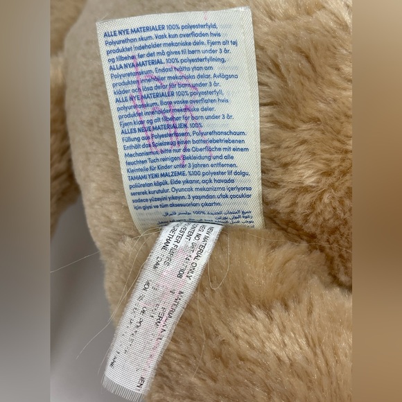 BUILD-A-BEAR: ‘Pawlette’ Bunny Rabbit Plush Stuffed Animal, Brown/Pink - Picture 6 of 7